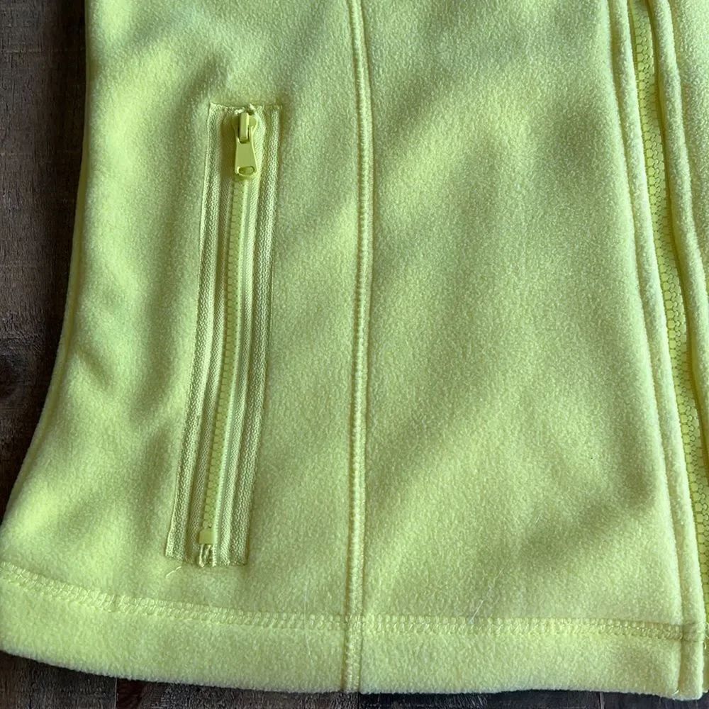 Calvin Klein Yellow Fleece Vest size Small - Picture 4 of 8